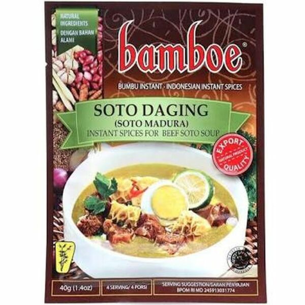 Bumbu Instan Bamboe Soto Daging