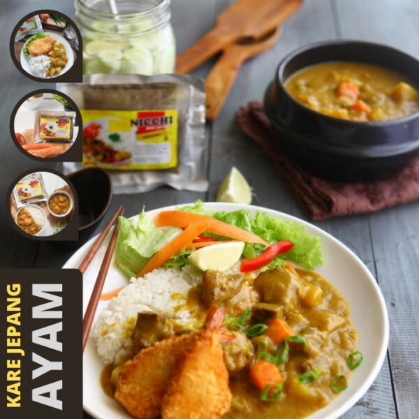 NICCHI Kare Jepang Ayam | Kari Jepang Ayam | Japanese Curry Ayam - Tidak Pedas